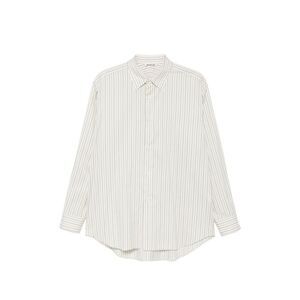 Auralee Men Cotton And Silk Striped Shirt